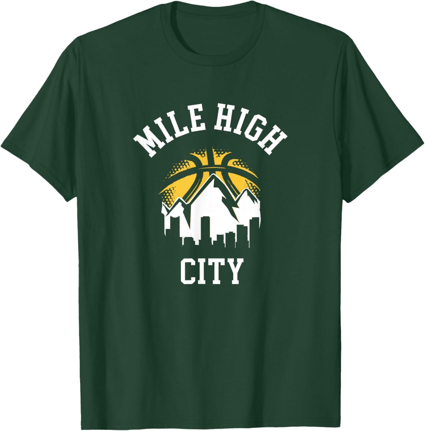 Classic Denver Colorado Mile - High Denver City T-Shirt - T-Shirt | Forest
