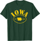 Iowa Est 1846 The Hawkeye State Distressed Retro T-Shirt - T-Shirt | Forest