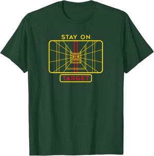 Stay On Target - Space Target Reticle T-Shirt - T-Shirt | Forest