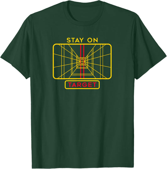 Stay On Target - Space Target Reticle T-Shirt - T-Shirt | Forest