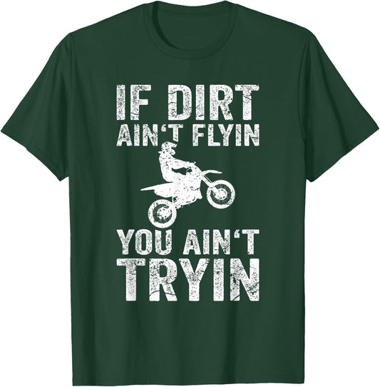 4T Dirt Bike Shirts Motocross T-Shirt - T-Shirt | Forest