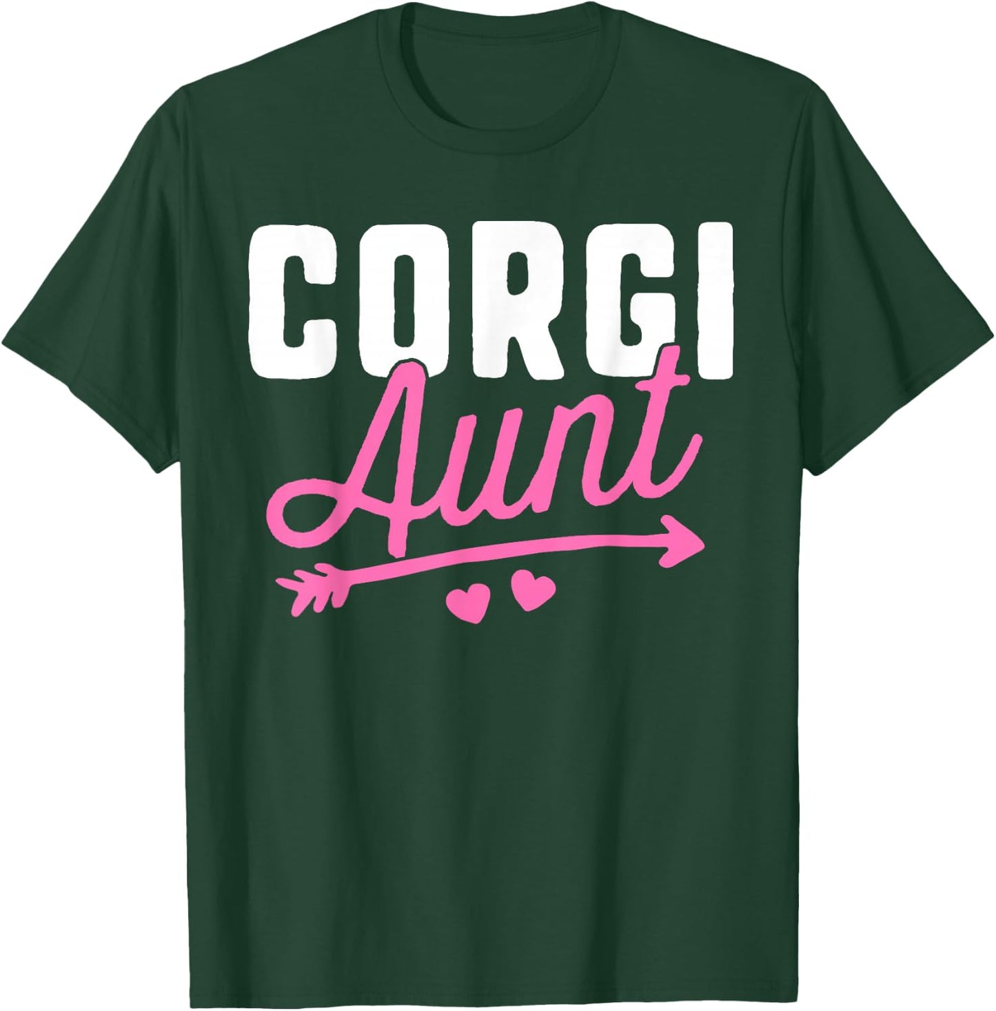 Corgi Aunt Shirt Women Puppy Lover Mom Love Dog Mama T-Shirt - T-Shirt | Forest