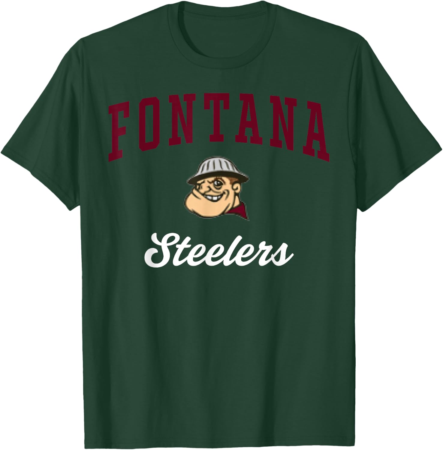 Fontana High School Steelers C3 T-Shirt - T-Shirt | Forest