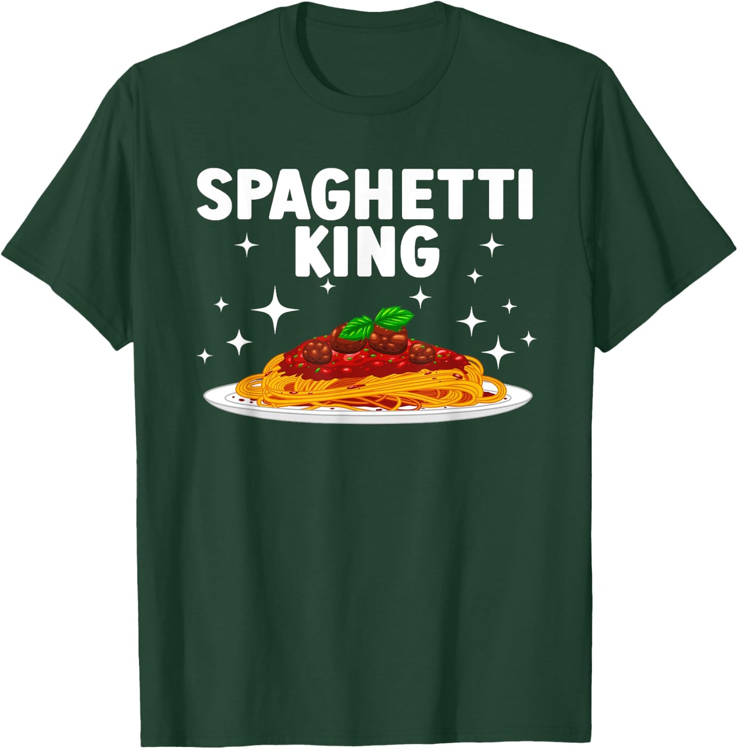 Spaghetti King Design Boys Grandpa Spaghetti Lover T-Shirt - T-Shirt | Forest