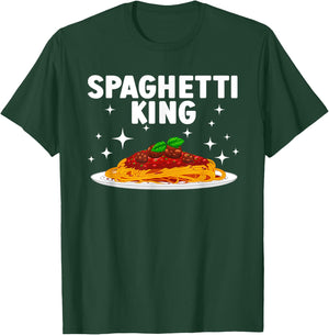 Spaghetti King Design Boys Grandpa Spaghetti Lover T-Shirt - T-Shirt | Forest