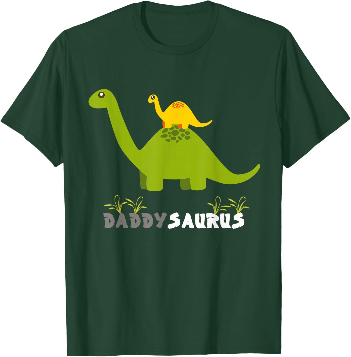 Daddysaurus Shirt Funny Father Dinosaur Daddy Saurus T-Shirt - T-Shirt | Forest