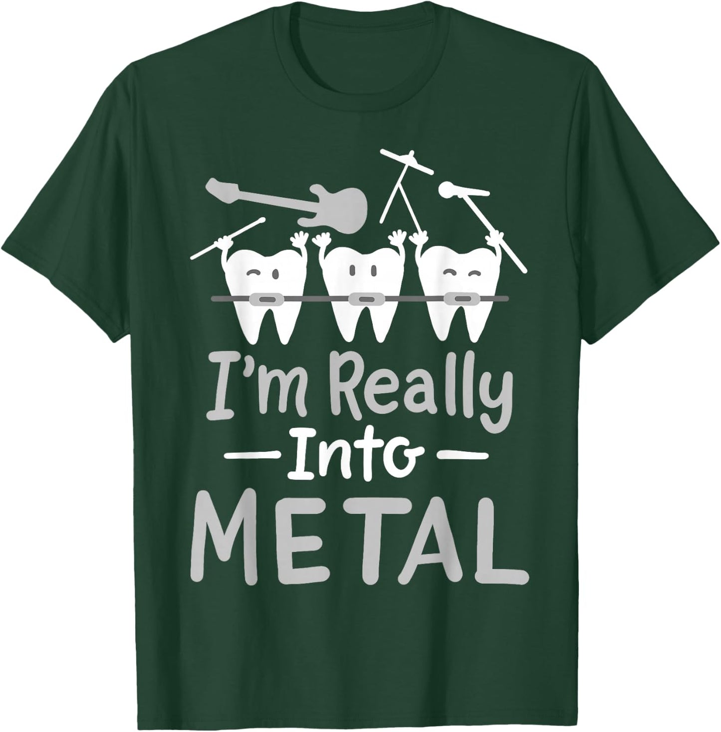 Orthodontic Dental Braces T-Shirt - T-Shirt | Forest