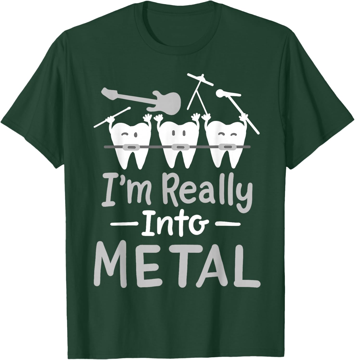 Orthodontic Dental Braces T-Shirt - T-Shirt | Forest