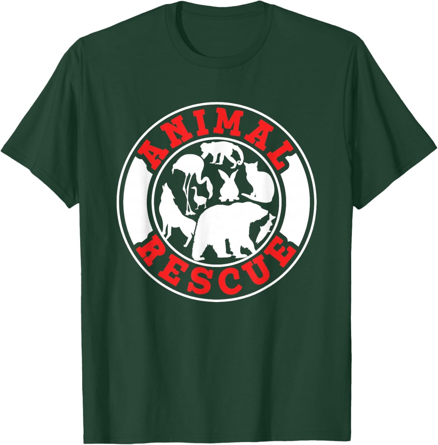 Animal Rescue Rescuing Save Animals Animal T-Shirt - T-Shirt | Forest