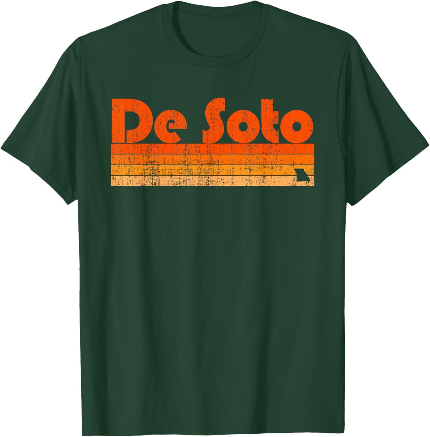 De Soto, Missouri Retro 80s Style T-Shirt - T-Shirt | Forest