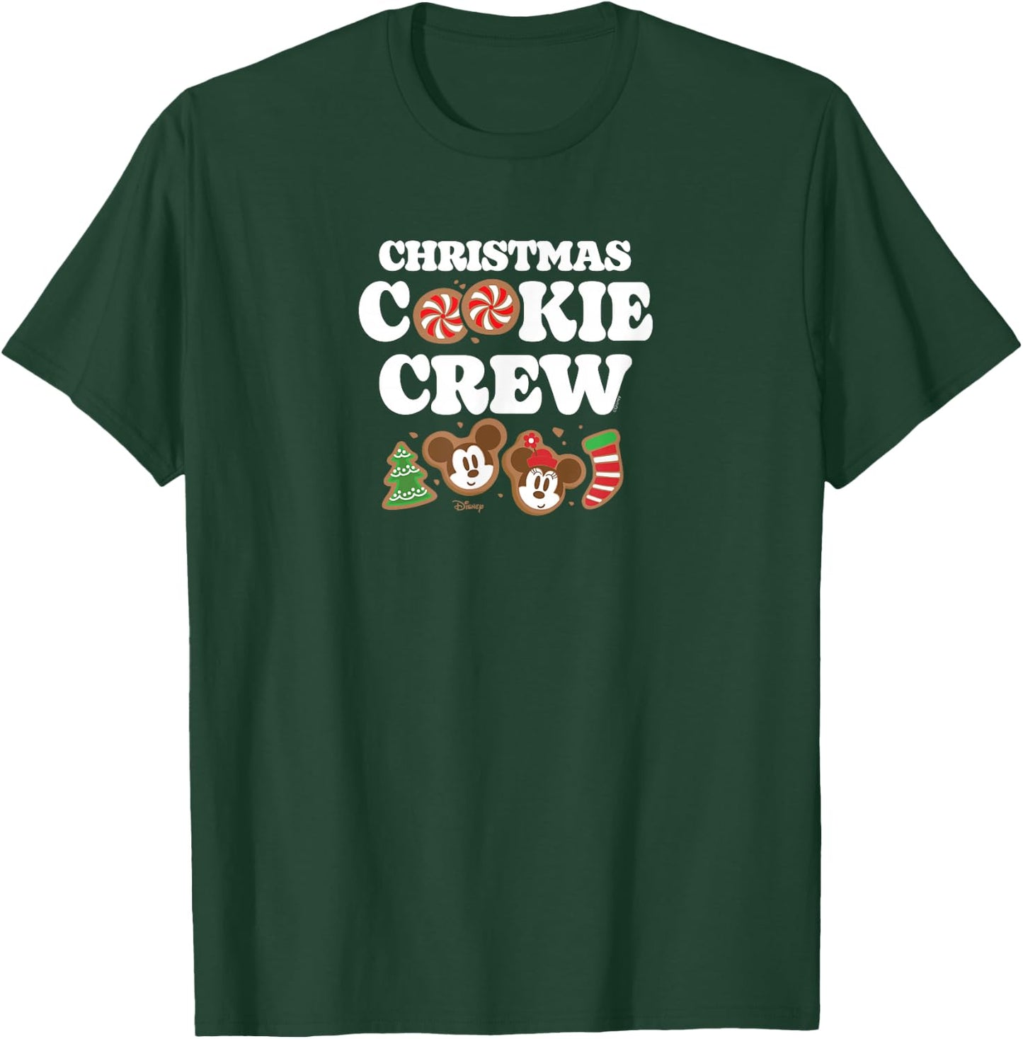 Disney - Mickey Minnie Christmas Cookie Crew T-Shirt - T-Shirt | Forest