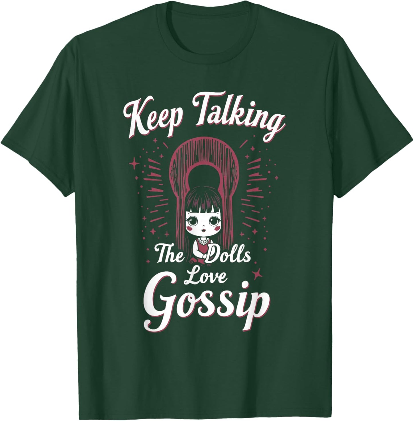 Creepy Dollmaking Haunted Doll Collector Horror-Inspired T-Shirt - T-Shirt | Forest