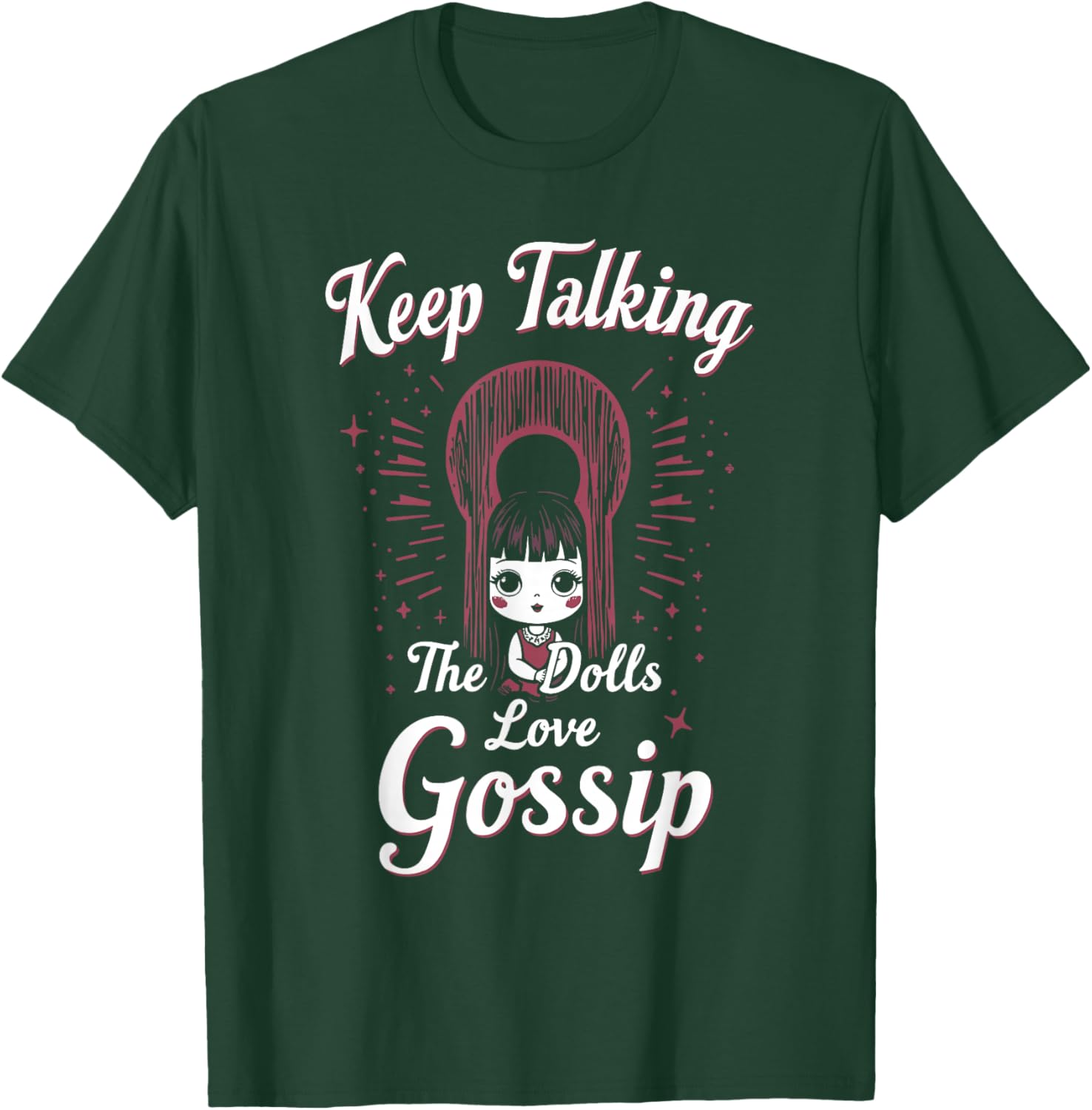 Creepy Dollmaking Haunted Doll Collector Horror-Inspired T-Shirt - T-Shirt | Forest