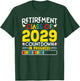 Retirement Class Of 2029 Countdown In Progress Teacher Gift T-Shirt - T-Shirt | Forest