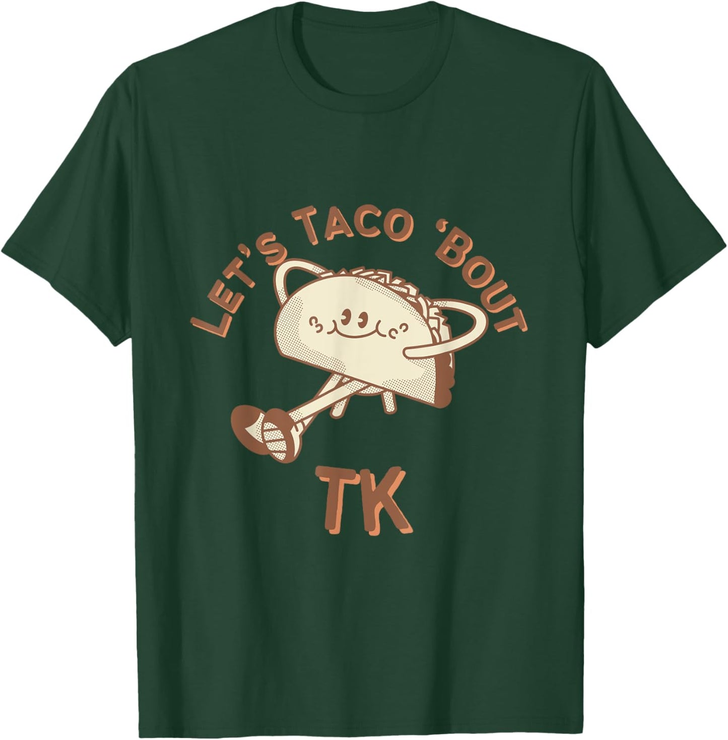 TK Teacher Let's Taco 'Bout Matching Grade School T-Shirt - T-Shirt | Forest