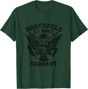 Hohenfels Germany Military Base Veteran Vintage Gifts T-Shirt - T-Shirt | Forest