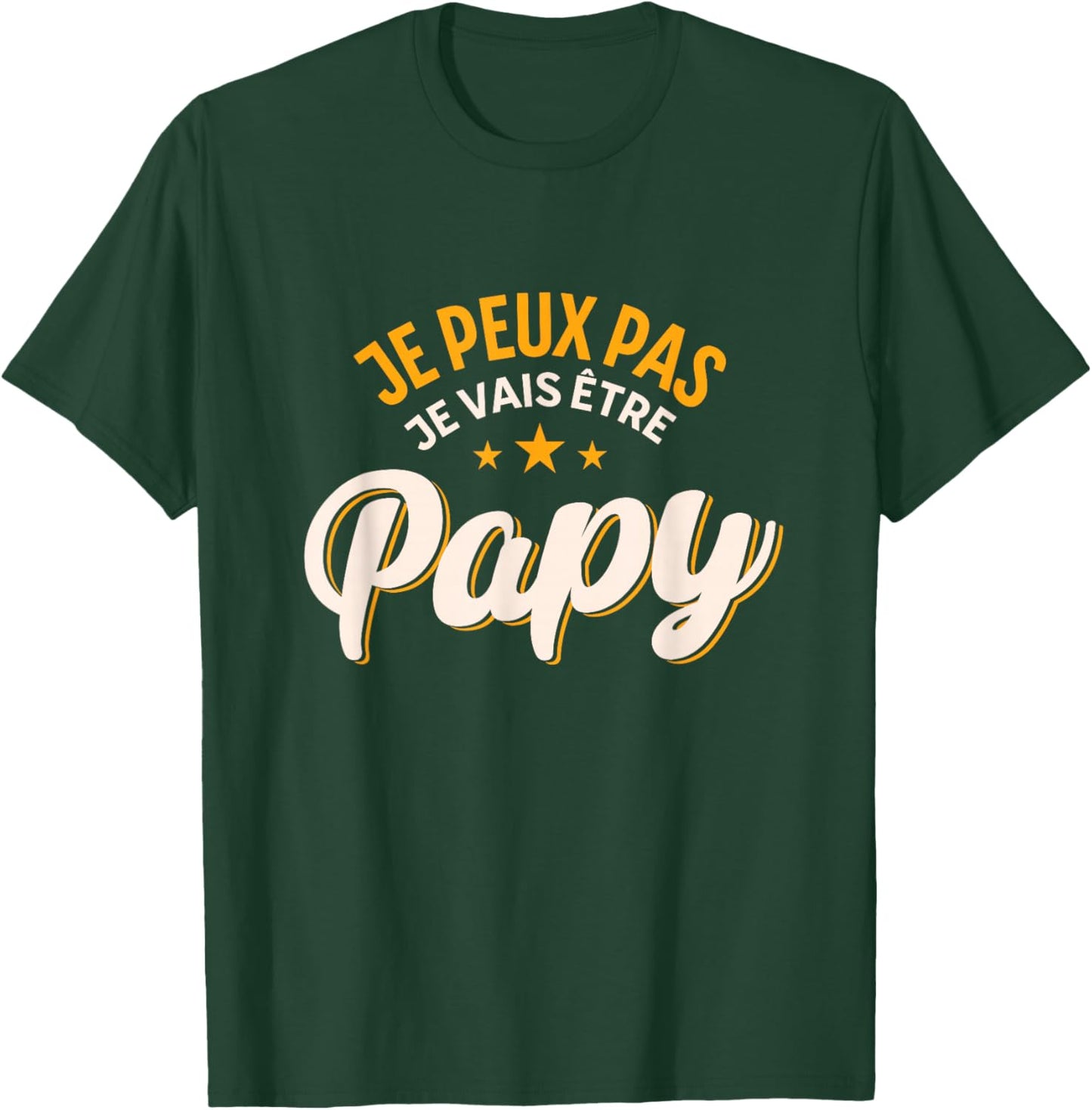 Je peux pas je va être Grandpa Gift Grandpa Humor , Black, S T-Shirt - T-Shirt | Forest
