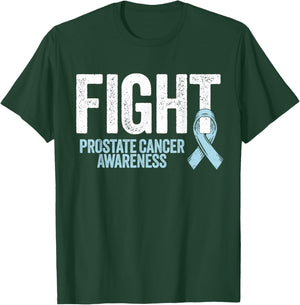 Prostate Cancer Warrior Fight Prostate Cancer Awareness T-Shirt - T-Shirt | Forest