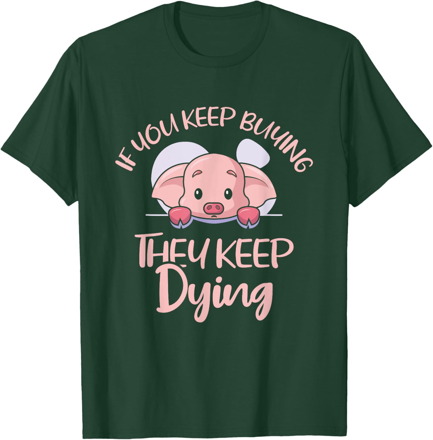 Vegan Animal Vegetarian Veganism Plant Based Lifestyle T-Shirt - T-Shirt | Forest