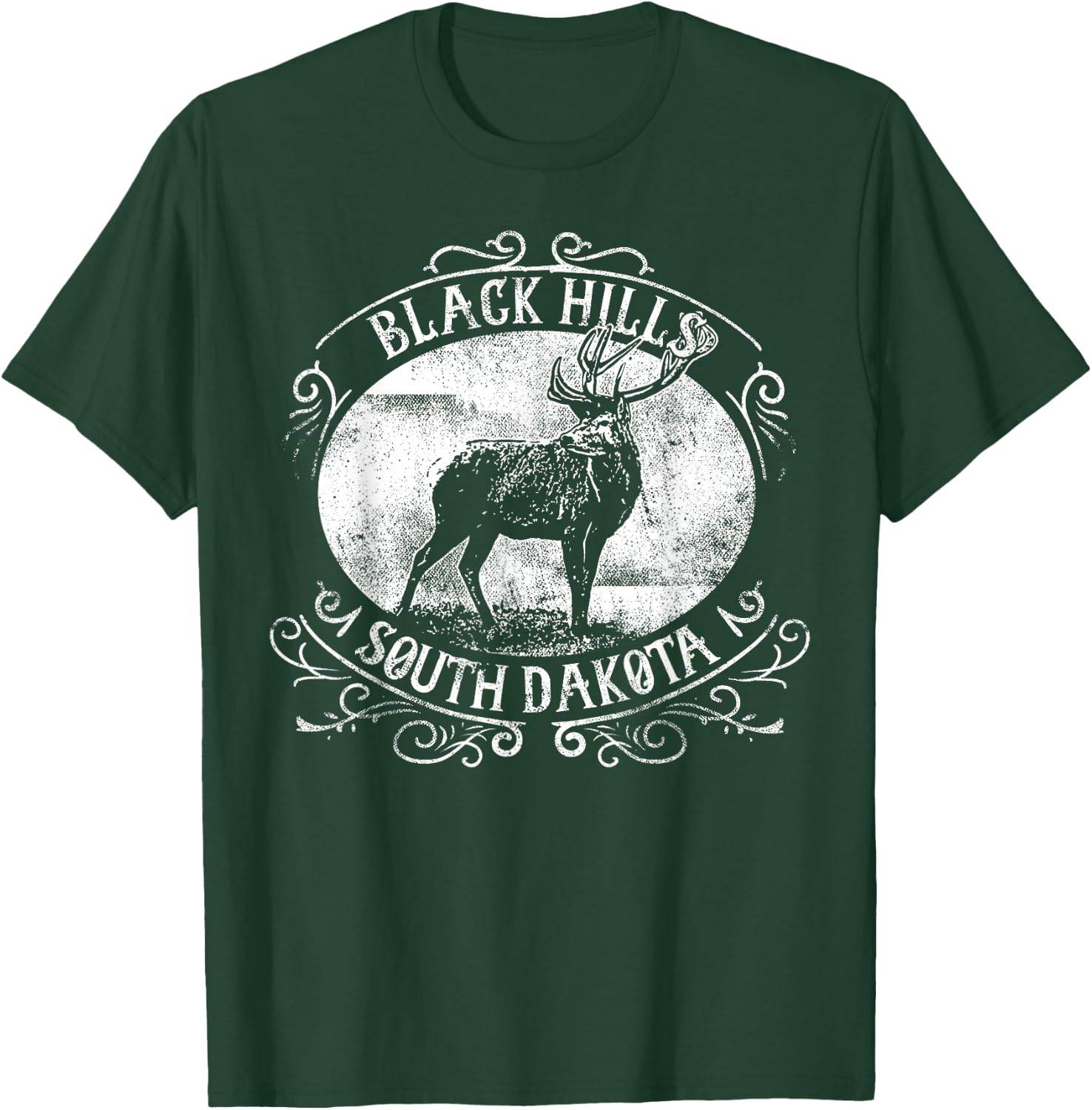 Black Hills South Dakota Deer T-Shirt - T-Shirt | Forest