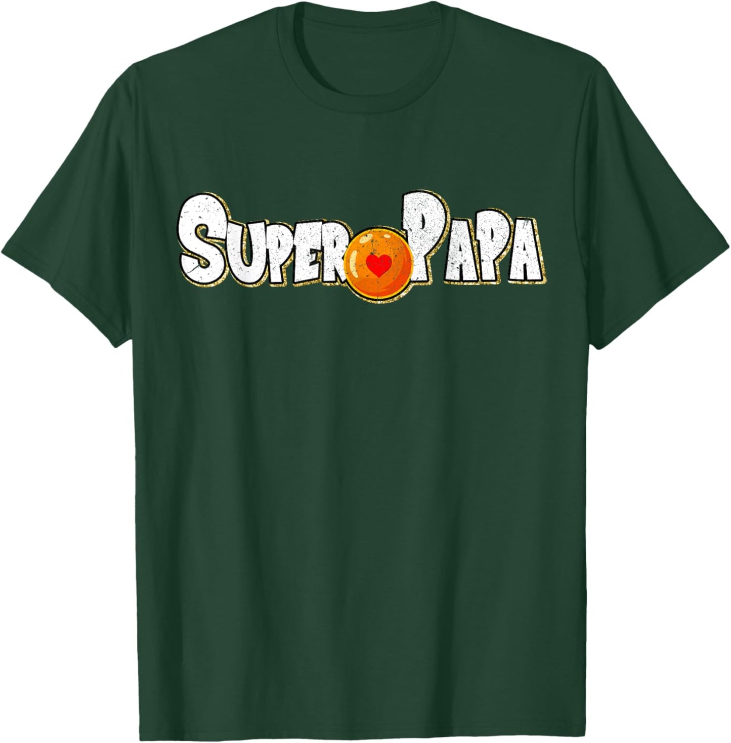 Super Papa for Papa Cool and Geek fan of anime and Manga , Black, S T-Shirt - T-Shirt | Forest