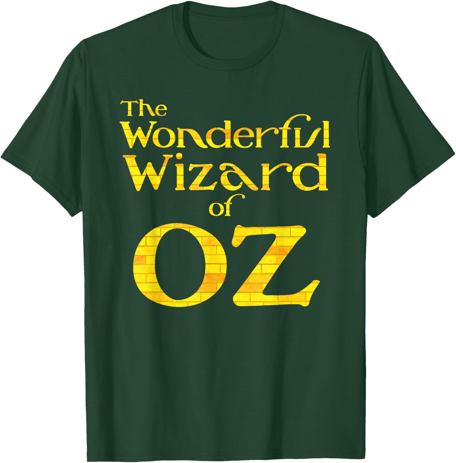 Retro Vintage Yellow Brick Road Wonderful Wizard of OZ Logo T-Shirt - T-Shirt | Forest