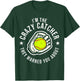 Funny Crazy Catcher Bat & Ball Player Softball Sports Lovers T-Shirt - T-Shirt | Forest