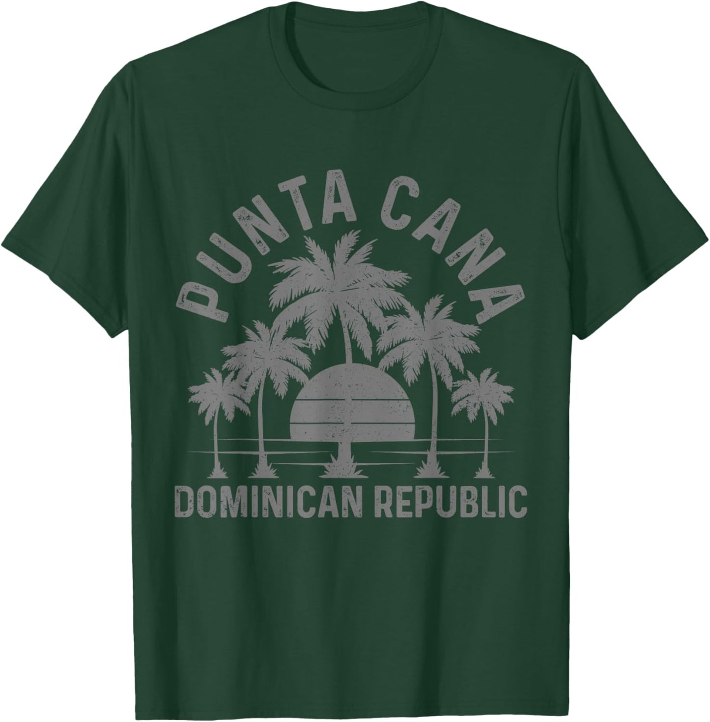 Punta Cana Dominican Republic Beach Sunset Surf Vintage T-Shirt - T-Shirt | Forest