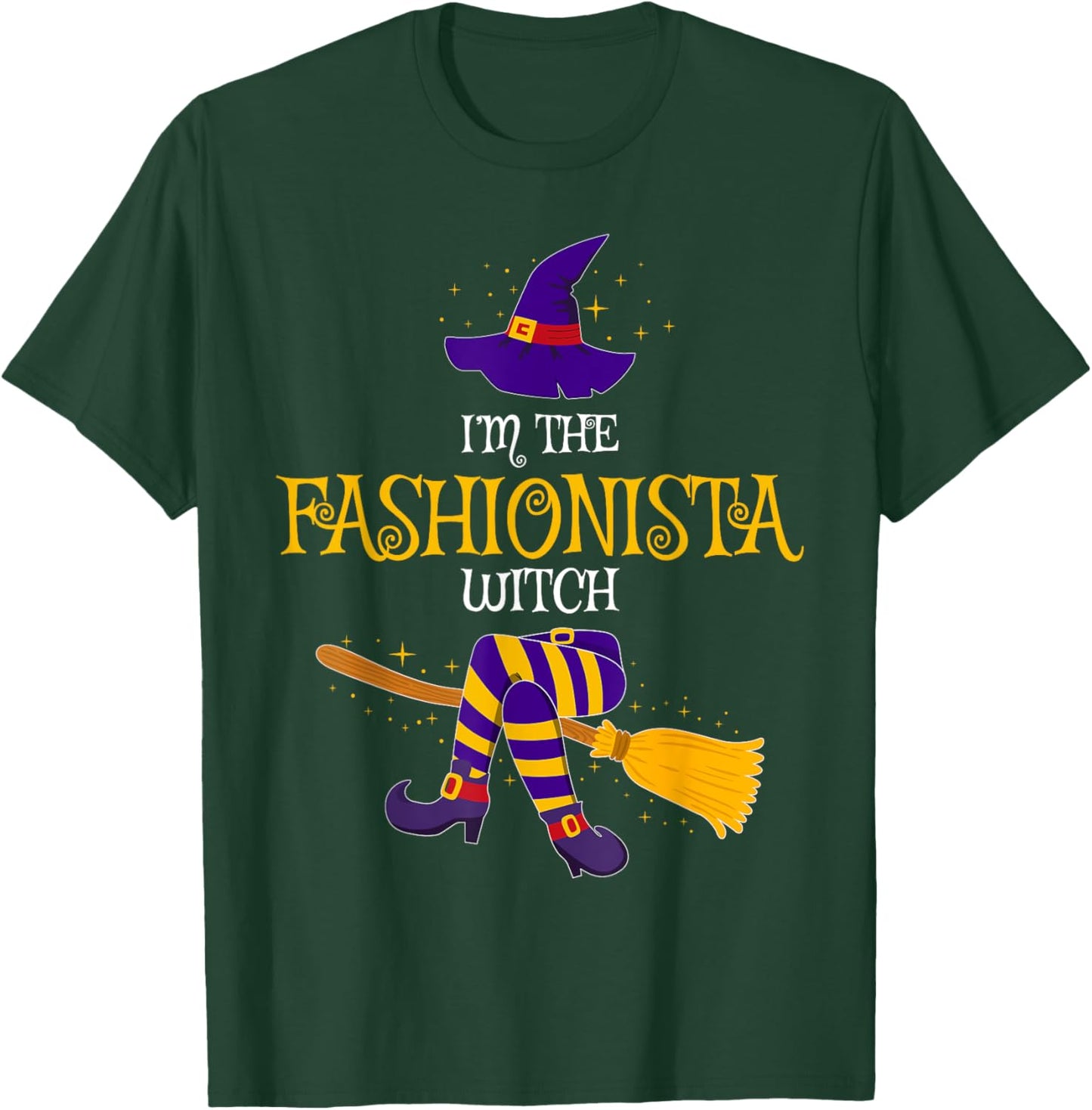 I’m The Fashionista Witch Family Matching Costume Halloween T-Shirt - T-Shirt | Forest