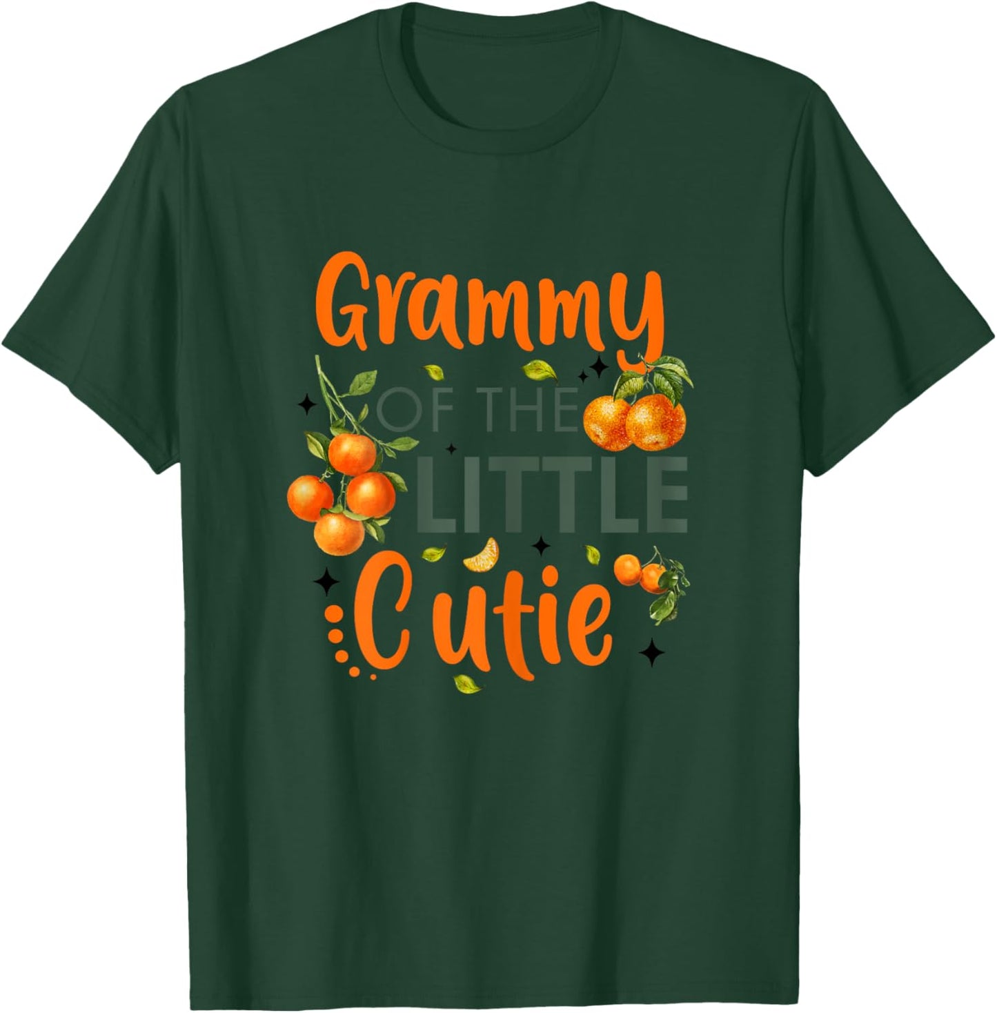 Grammy Of The Little Cutie Orange 1st Birthday Party T-Shirt - T-Shirt | Forest