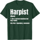 Harp Player Noun Harpist Musician Stringed Instrument Music T-Shirt - T-Shirt | Forest