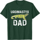 Funny Uromastyx Dad Gift Agamid Lizard Pet Reptile Mastigure T-Shirt - T-Shirt | Forest