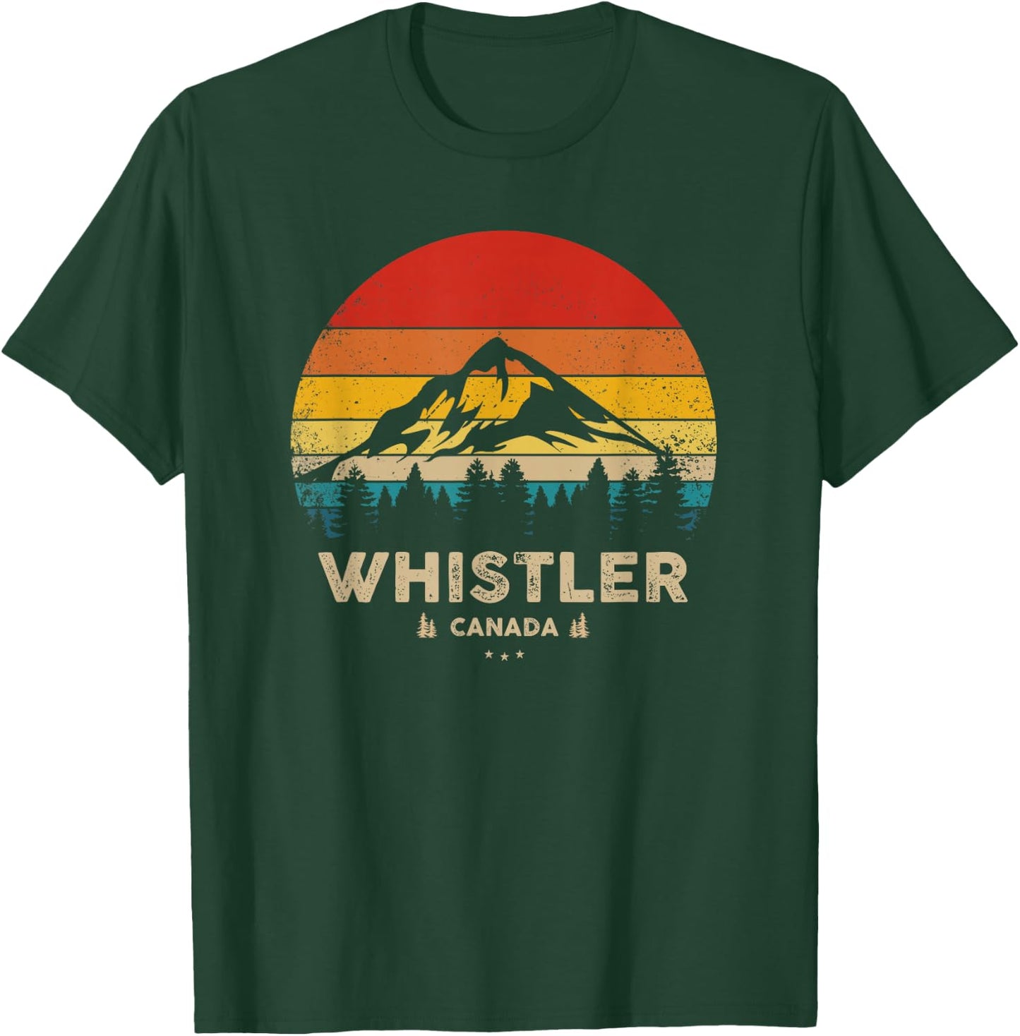 Whistler Souvenir - Canada Vacation Reminder T-Shirt - T-Shirt | Forest