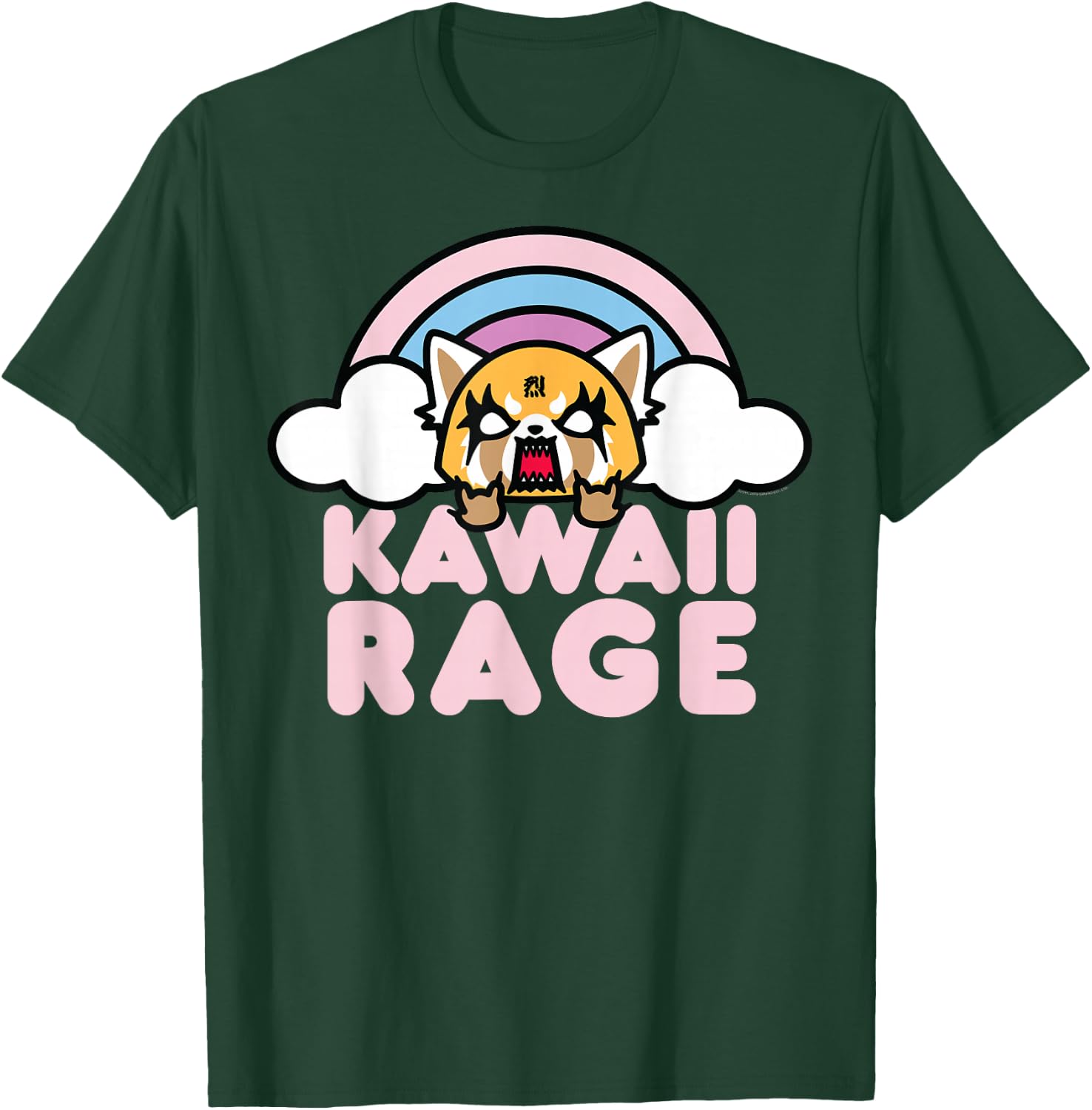Aggretsuko Kawaii Rage T-Shirt - T-Shirt | Forest