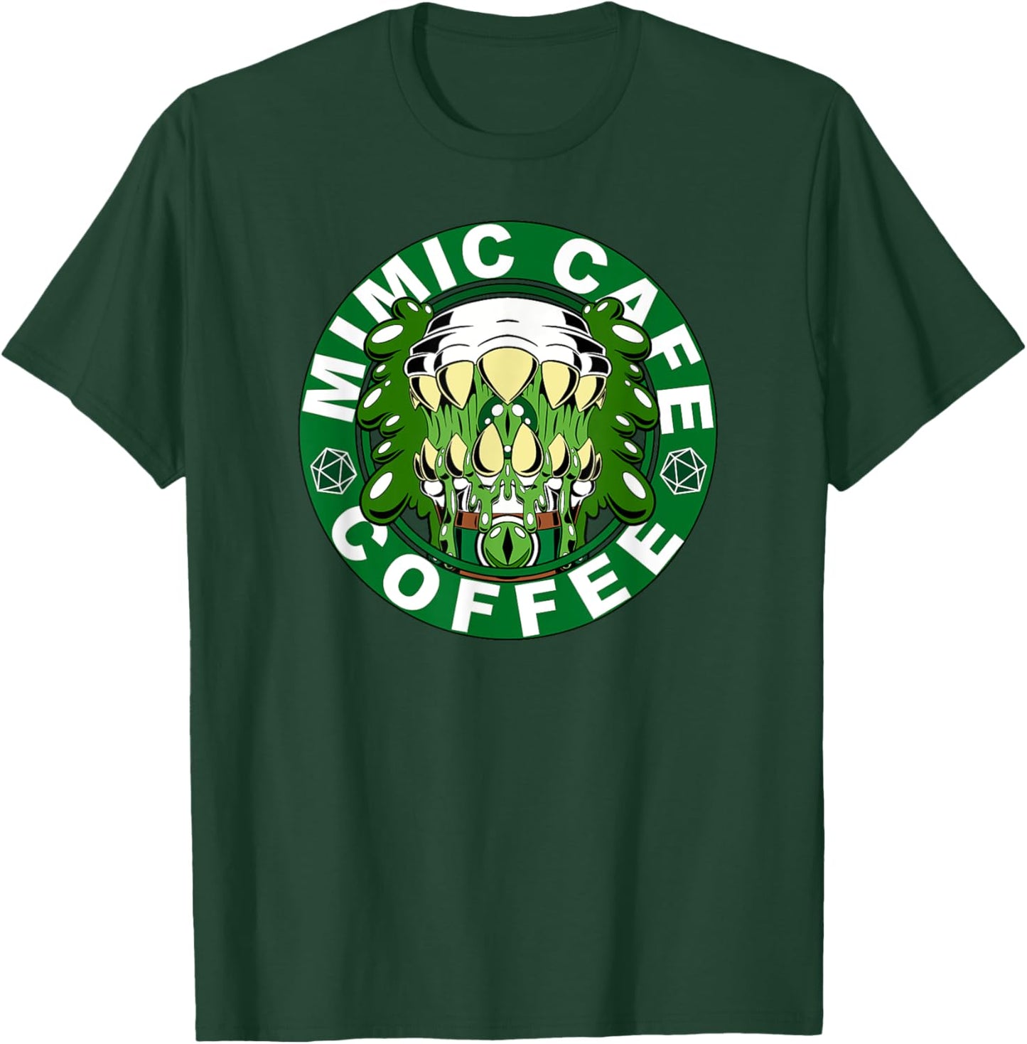 Mimic Cafe Coffee T-Shirt - T-Shirt | Forest