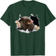 Mole Breaking Through Clothes Outfit Mole Lover Gift Mole T-Shirt - T-Shirt | Forest