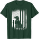 Golden Retriever American Flag USA Fan Dog Owner Dog T-Shirt - T-Shirt | Forest