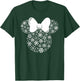 Disney Minnie Mouse Icon Winter Holiday Christmas Snowflakes T-Shirt - T-Shirt | Forest