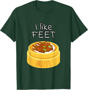 Dim Sum Chicken Feet Funny Foodie Chinese Food Lover T-Shirt - T-Shirt | Forest