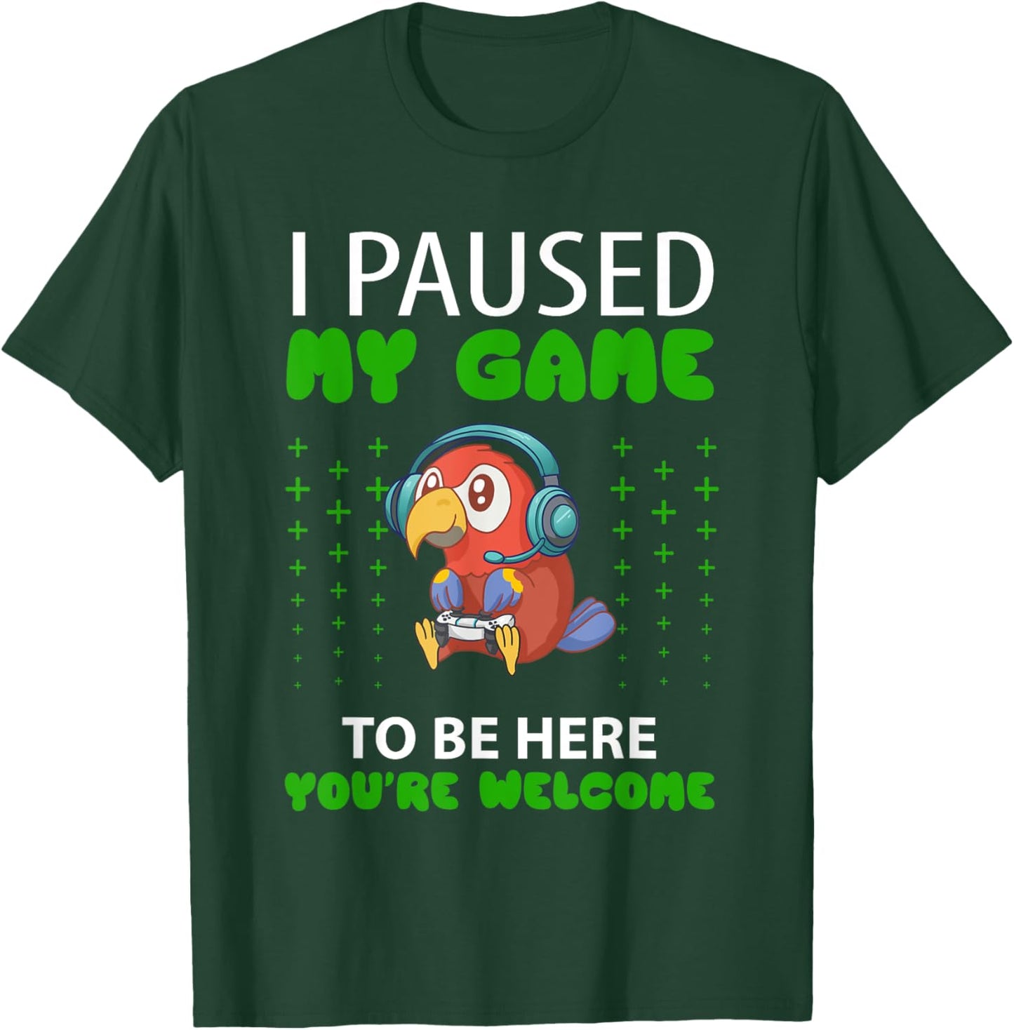 Owl Gamer Video Game Gaming T-Shirt - T-Shirt | Forest