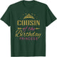 Cousin Of The Birthday Princess Girl Party T-Shirt - T-Shirt | Forest