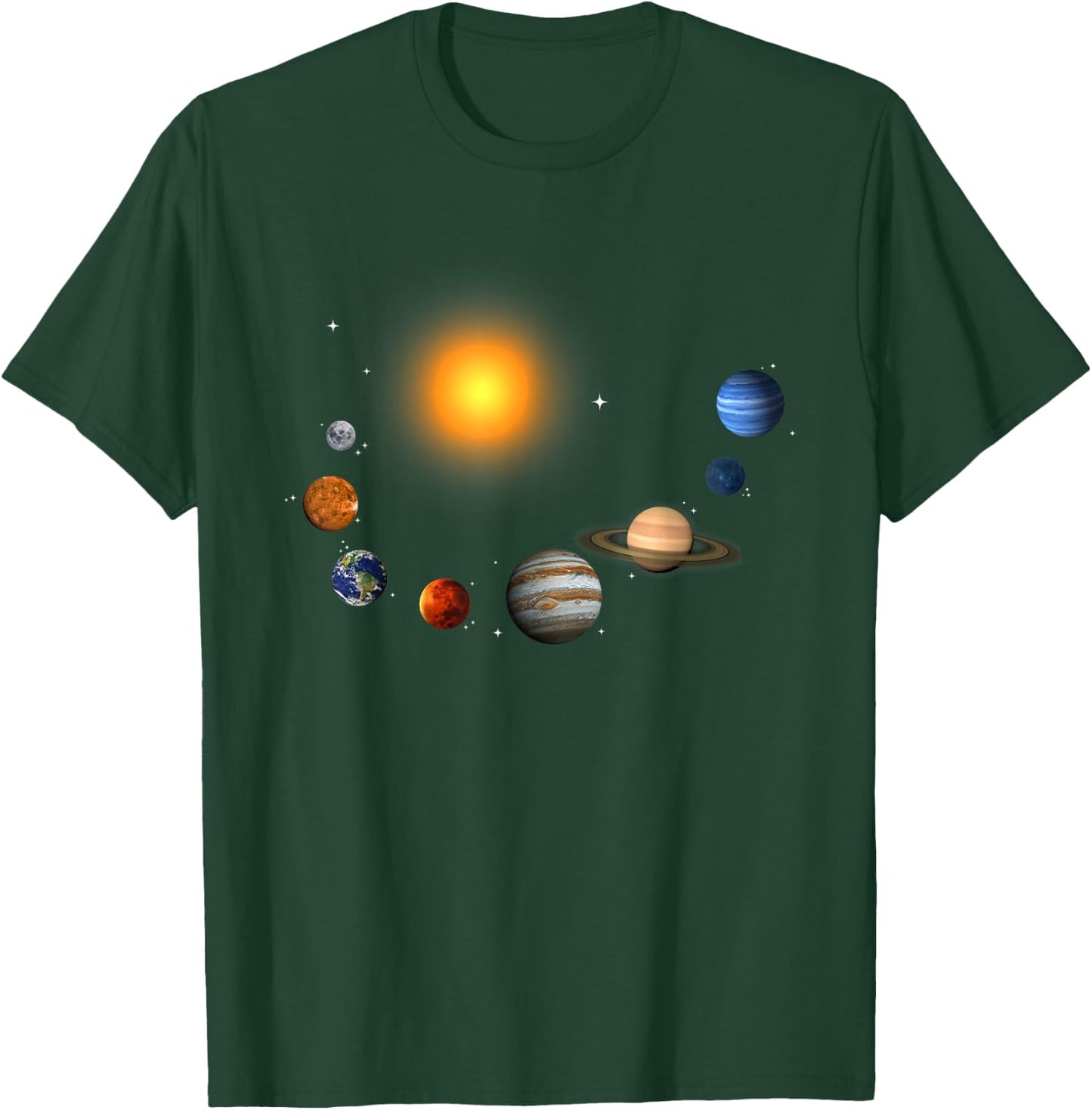 Our Solar System, Science Education,T Shirt Men, Women, Kids T-Shirt - T-Shirt | Forest