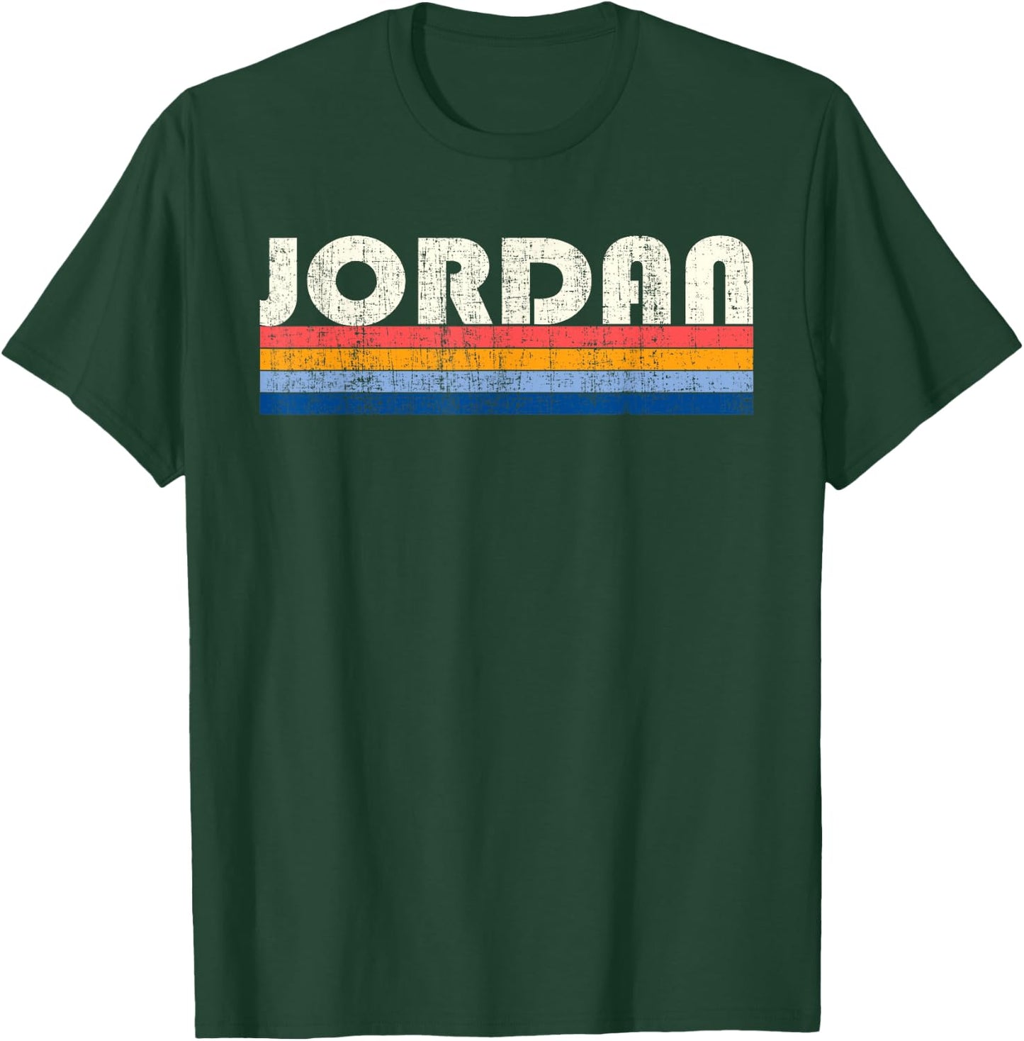 Vintage 70s 80s Style Jordan T-Shirt - T-Shirt | Forest
