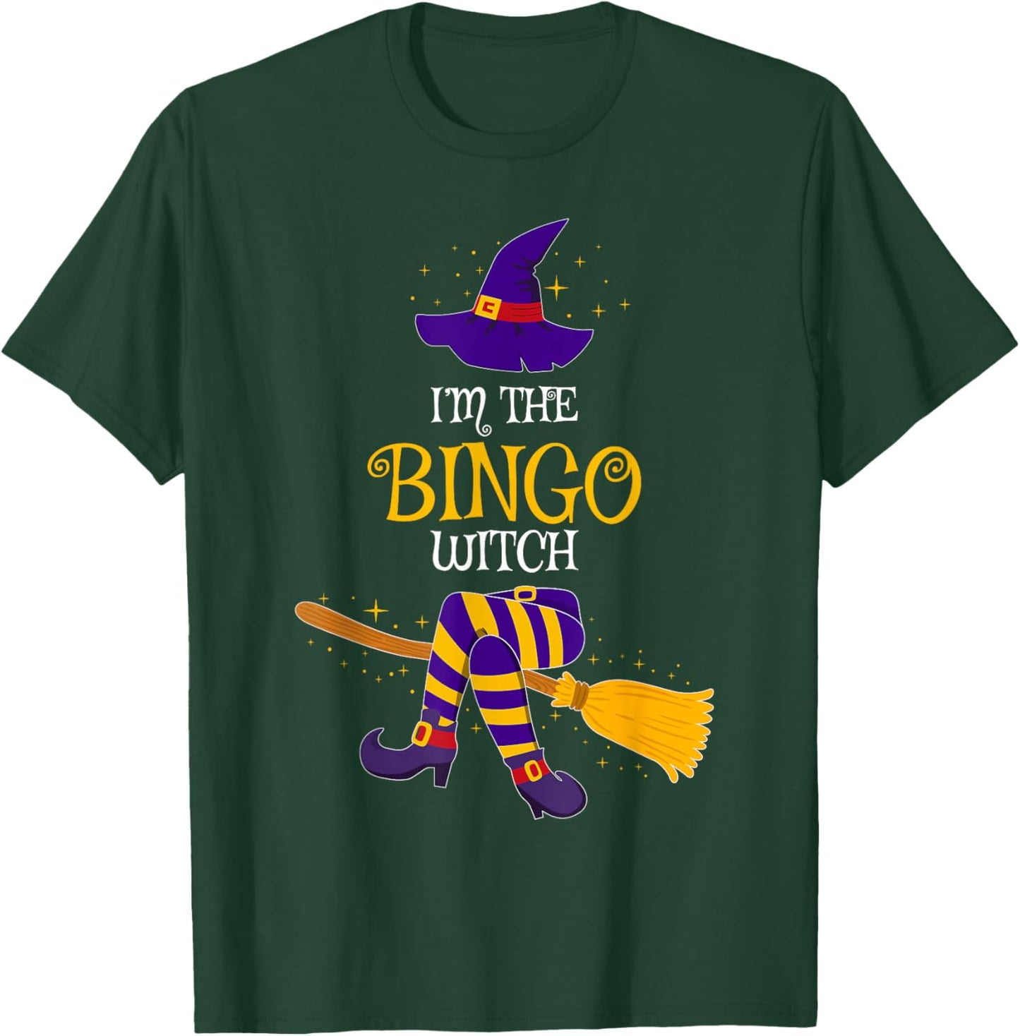 I’m The Bingo Witch Family Matching Costume Halloween T-Shirt - T-Shirt | Forest