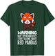 Warning May Spontaneously Talk About Red Pandas T-Shirt - T-Shirt | Forest