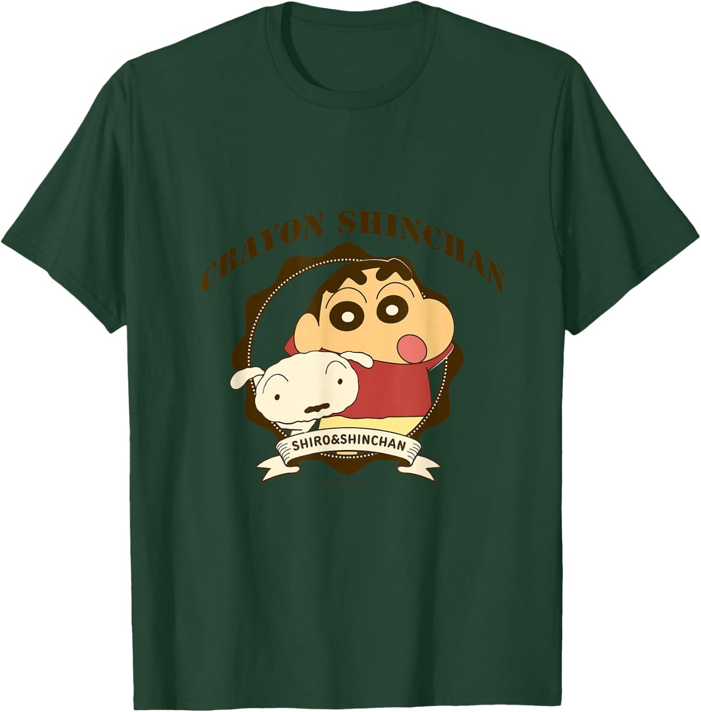 Crayon Shin-chan College Logo style T-Shirt - T-Shirt | Forest