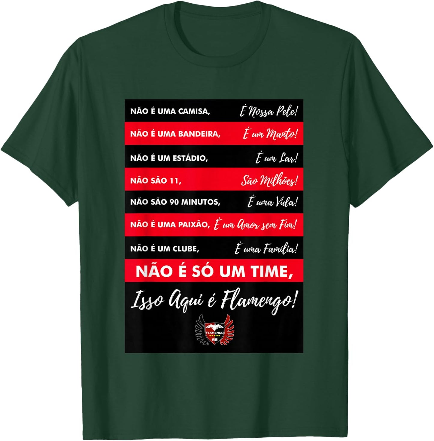 Flamengo Soccer - Camiseta Isso aqui é Flamengo T-Shirt - T-Shirt | Forest