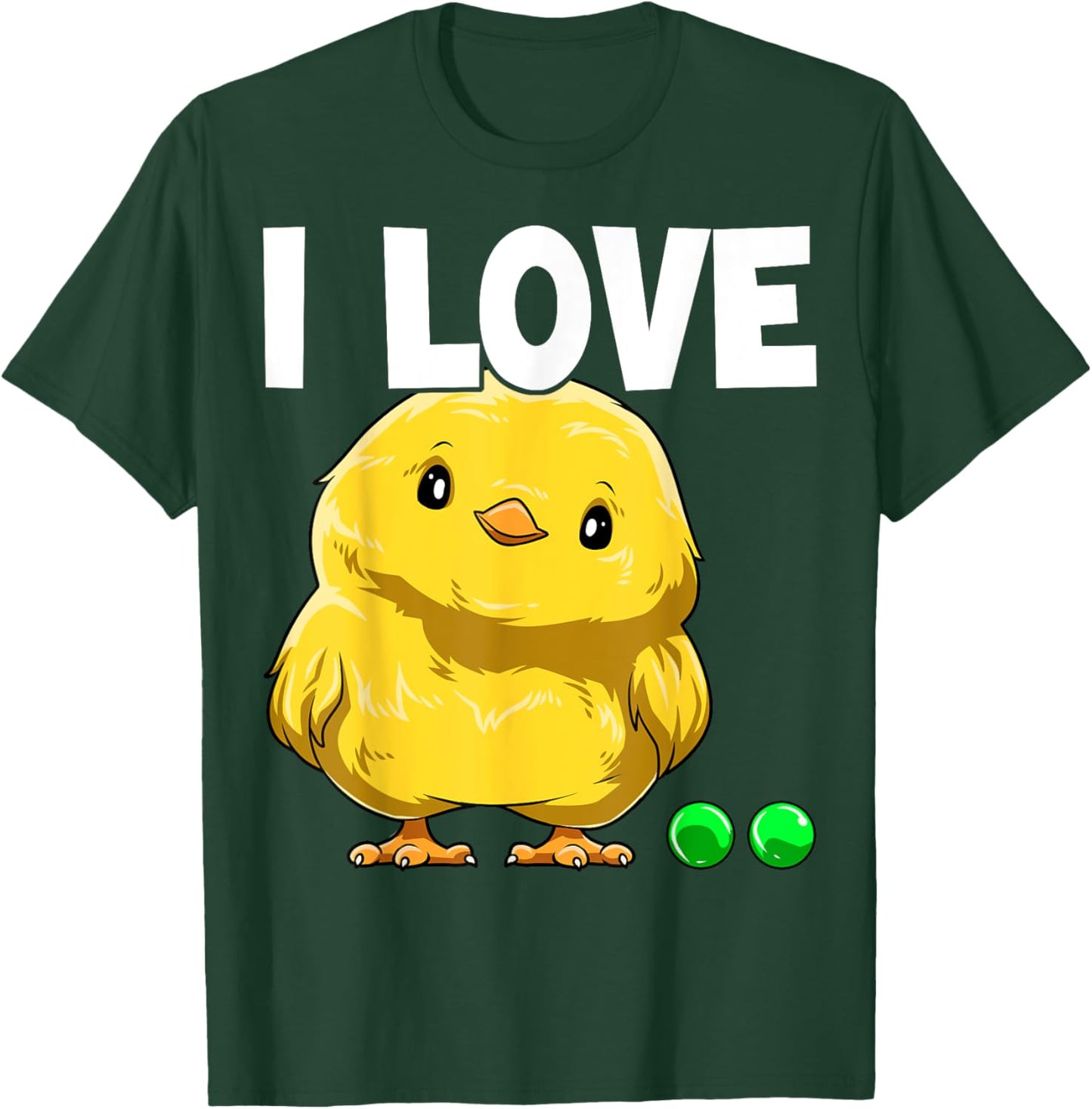 I Love Chickpeas Chick And Peas Chick With Peas Chickpeas T-Shirt - T-Shirt | Forest
