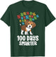 100 Days of School Shirt For Girls Kids Smarter Beagle T-Shirt - T-Shirt | Forest