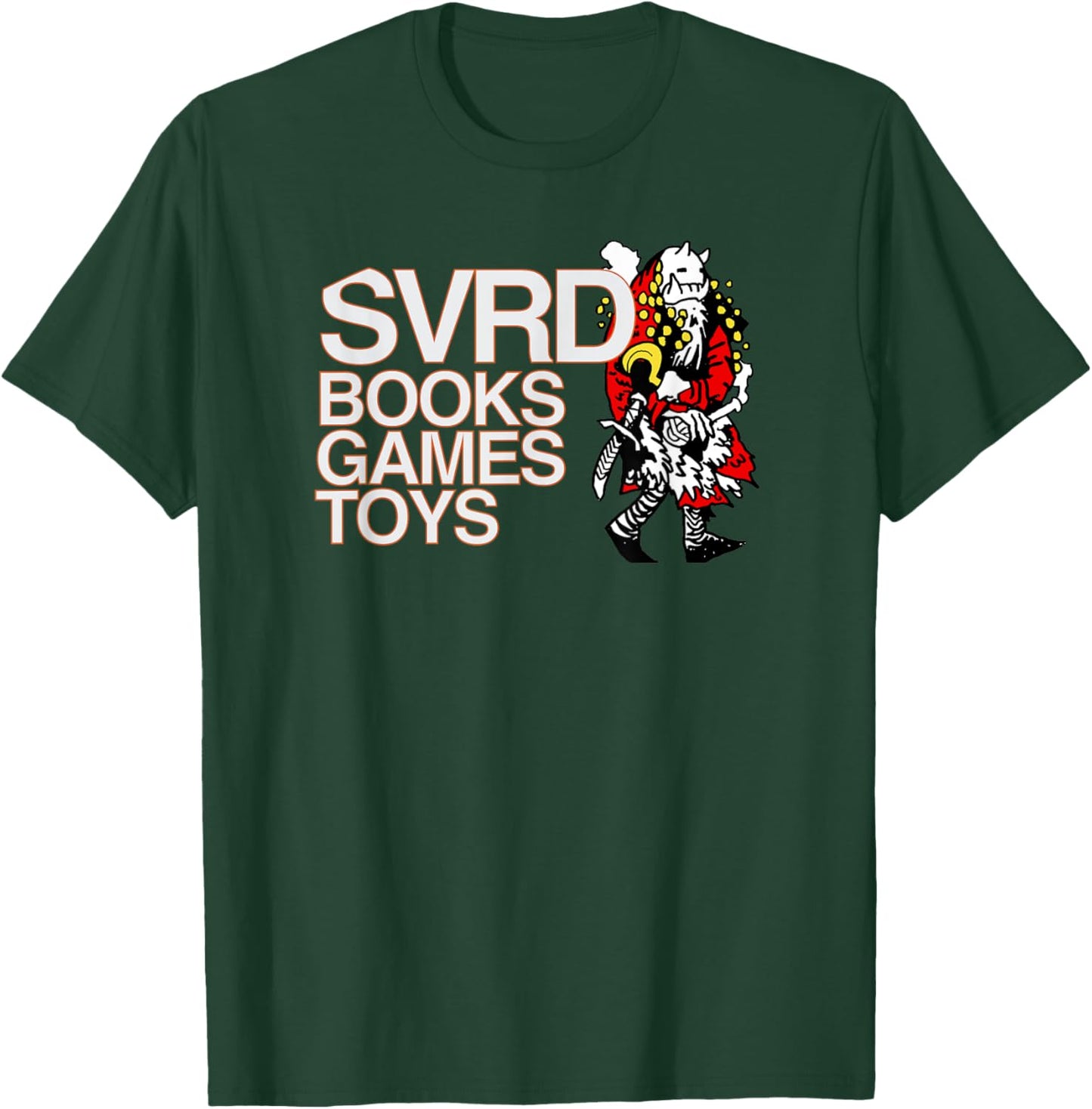 Severed Books and Toys and Games - SVRD BOOKS T-Shirt - T-Shirt | Forest